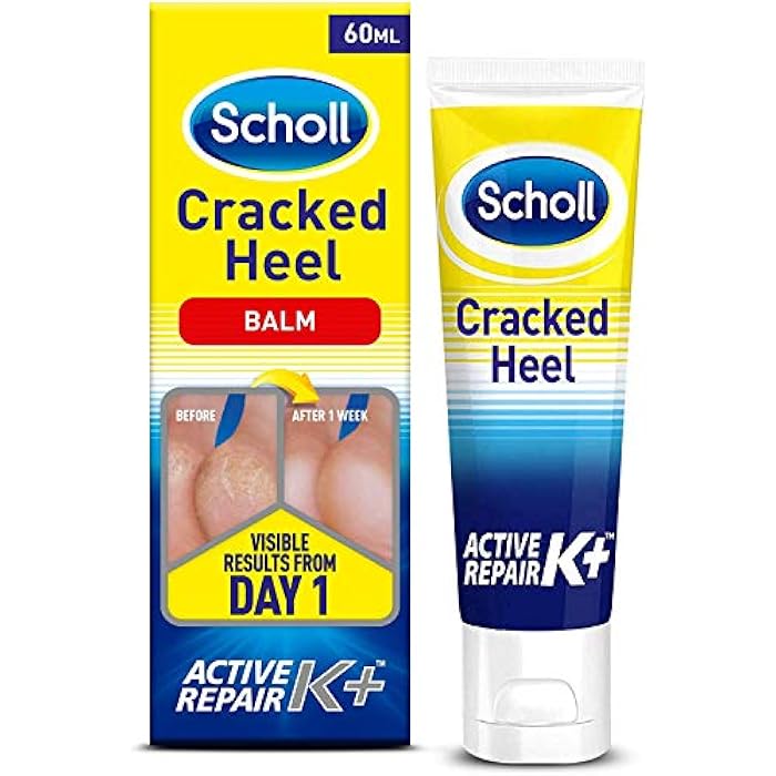 Scholl Cracked Heel Repair Cream Active Repair K+ Visible Results In 3 Days 60ml - Image 1